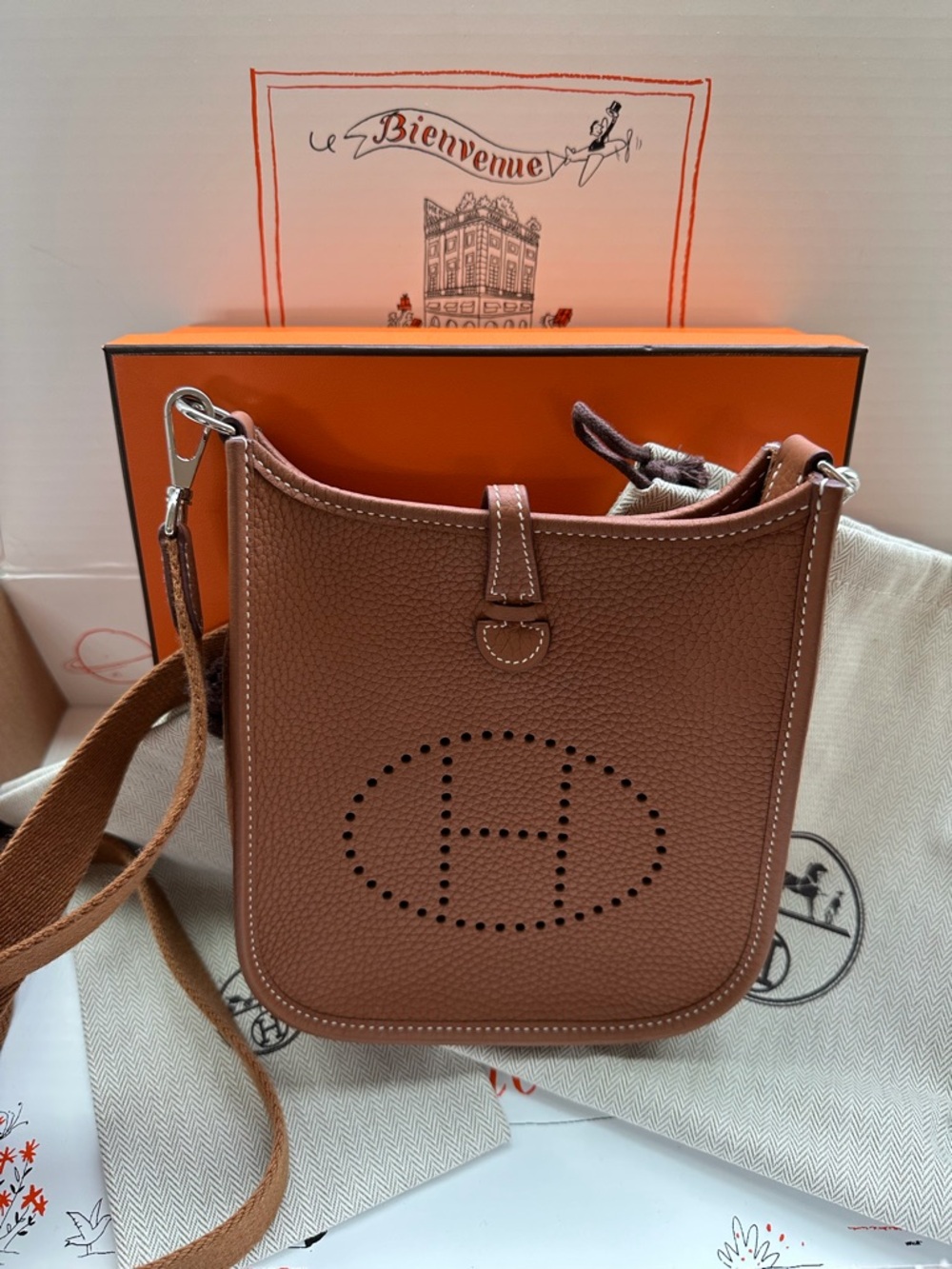 Hermes Evelyne 16 Amazone Bag TPM Gold